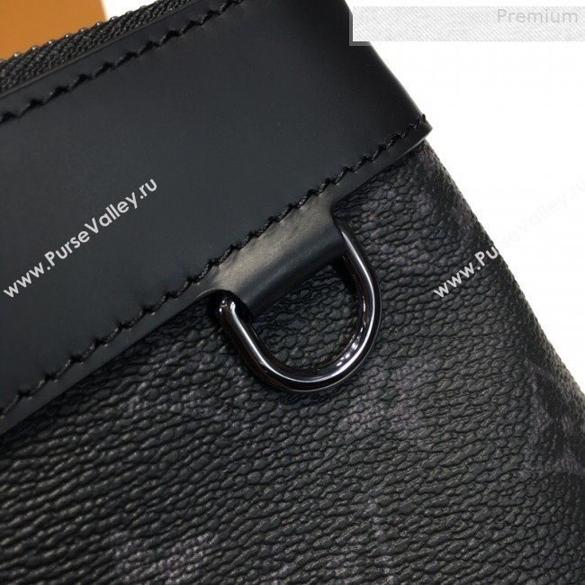 Louis Vuitton Discovery Pochette Monogram Canvas Pouch M62291 All Black 2019 (KD-9073156)