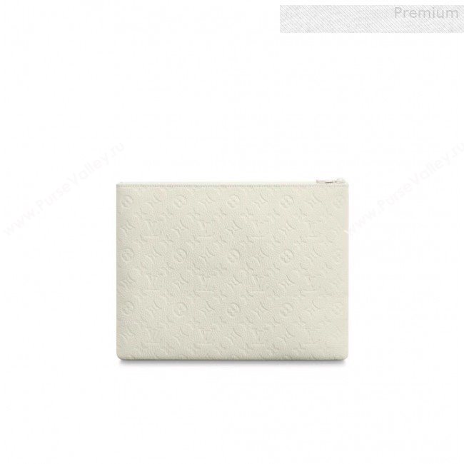 Louis Vuitton Mens A4 Pouch Chain Monogram Empreinte Leather M67462 2019 (FANG-9073158)