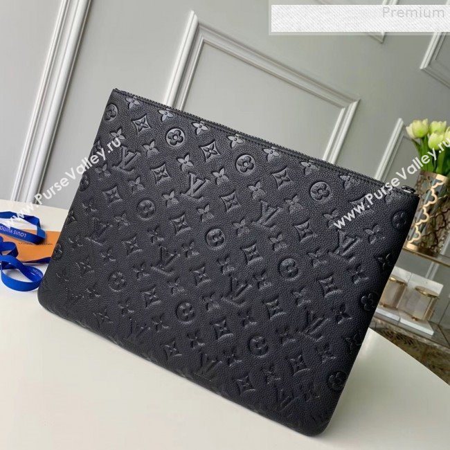Louis Vuitton Mens A4 Pouch Chain Monogram Empreinte Leather M67461 2019 (FANG-9073159)