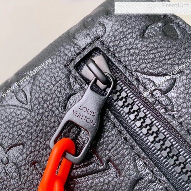 Louis Vuitton Mens A4 Pouch Chain Monogram Empreinte Leather M67461 2019 (FANG-9073159)