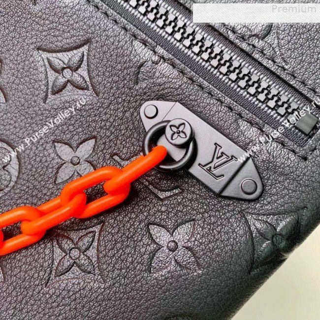 Louis Vuitton Mens A4 Pouch Chain Monogram Empreinte Leather M67461 2019 (FANG-9073159)
