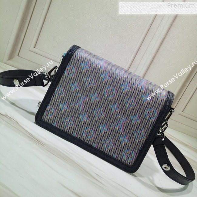 Louis Vuitton Mini Dauphine Monogram Pop Print Shoulder Bag M55454 Blue 2019 (GAOS-9073163)