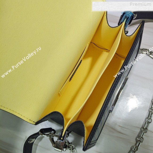 Louis Vuitton Mini Dauphine Monogram Pop Print Shoulder Bag M55454 Blue 2019 (GAOS-9073163)