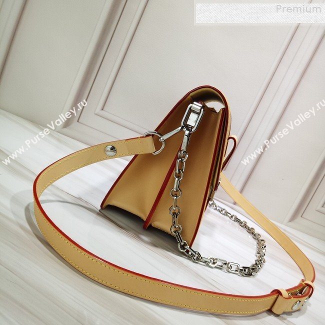 Louis Vuitton Dauphine MM Monogram Pop Print Shoulder Bag M55452 Red 2019 (GAOS-9073162)