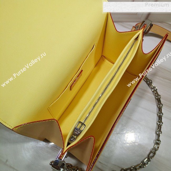 Louis Vuitton Dauphine MM Monogram Pop Print Shoulder Bag M55452 Red 2019 (GAOS-9073162)