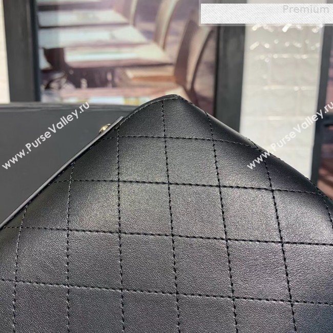 Chanel Quilted Calfskin Small Flap Bag AS0532 Black 2019 (KAIS-9080601)