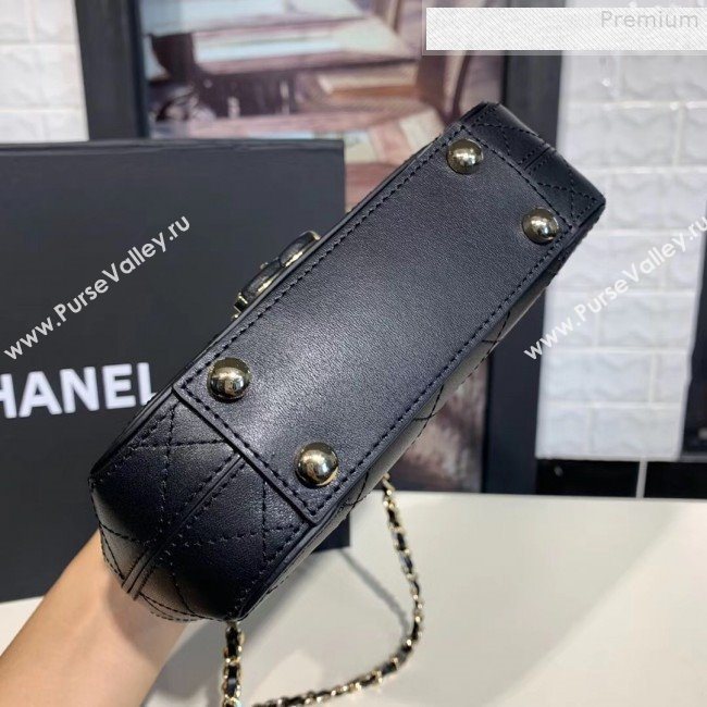 Chanel Quilted Calfskin Small Flap Bag AS0532 Black 2019 (KAIS-9080601)