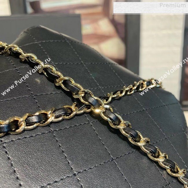 Chanel Quilted Calfskin Small Flap Bag AS0532 Black 2019 (KAIS-9080601)