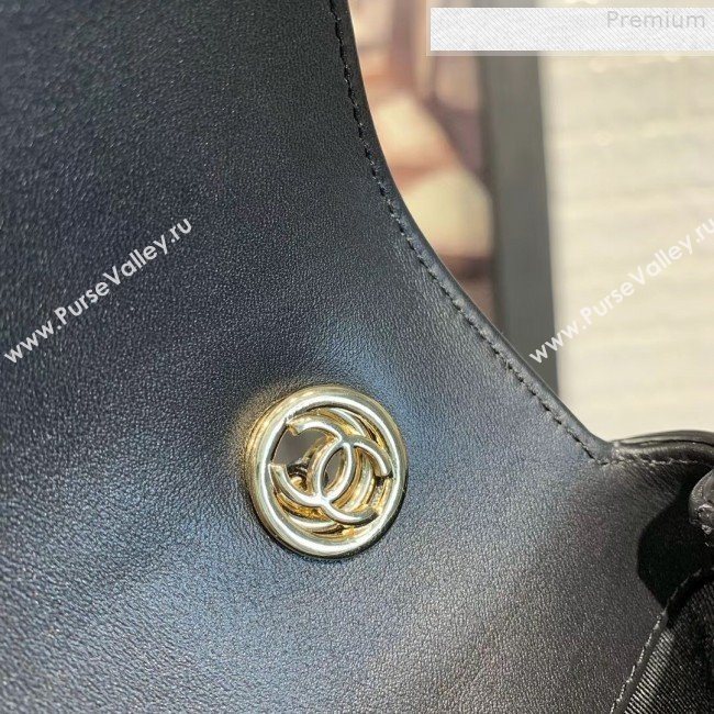 Chanel Quilted Calfskin Small Flap Bag AS0532 Black 2019 (KAIS-9080601)