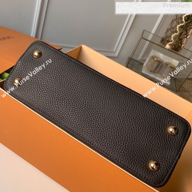 Louis Vuitton Capucines PM with Braided Handle M55083 Black/White 2019 (KD-9080621)