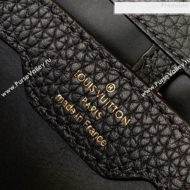 Louis Vuitton Capucines PM with Braided Handle M55083 Black/White 2019 (KD-9080621)