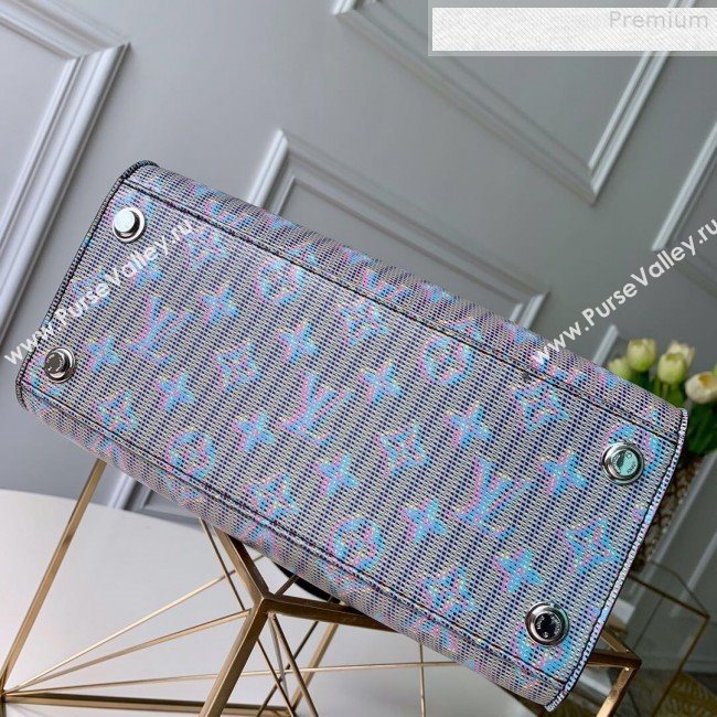 Louis Vuitton Monogram Pop City Steamer PM Top handle Bag M55469 Blue 2019 (KD-9080624)