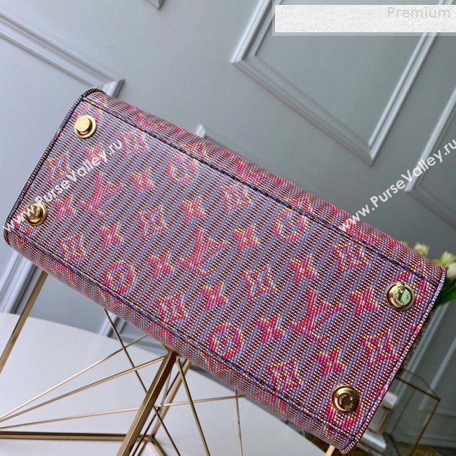 Louis Vuitton Monogram Pop City Steamer PM Top handle Bag M55469 Red 2019 (KD-9080626)