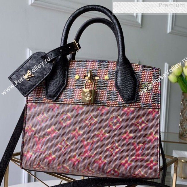Louis Vuitton Monogram Pop City Steamer Mini Top handle Bag M55469 Red 2019 (KD-9080625)