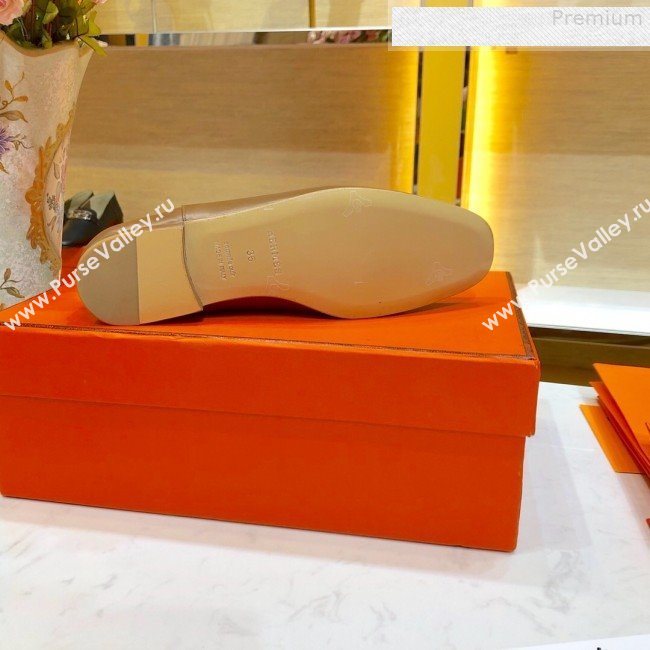 Hermes Vincennes Calfskin Flat Loafers Brown 2019 (SIYA-9080755)