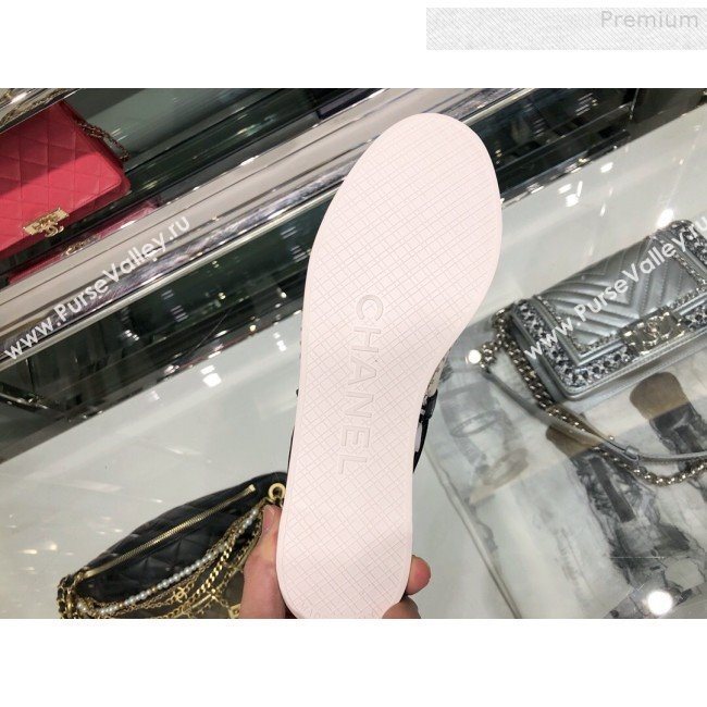 Chanel Slingback Espadrilles G34817 White/Black 2019 (XO-9080759)