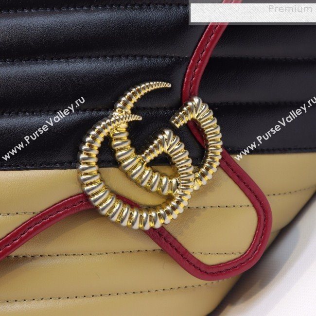 Gucci GG Diagonal Marmont Clutch ‎498079 Beige 2019 (MINGH-9080662)