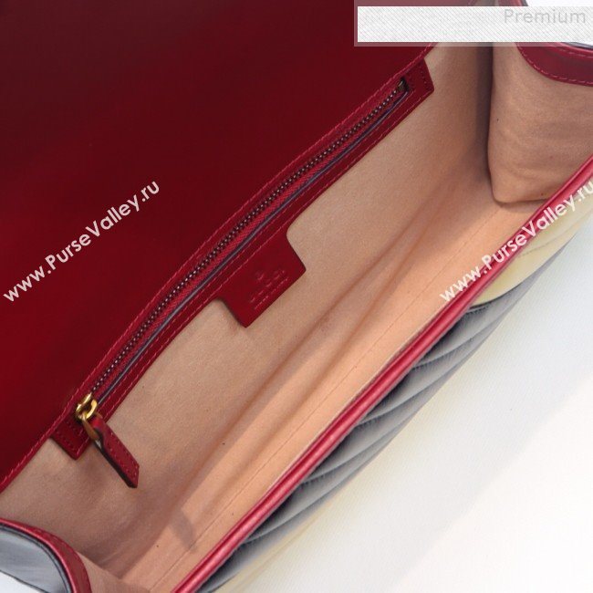 Gucci GG Diagonal Marmont Clutch ‎498079 Beige 2019 (MINGH-9080662)