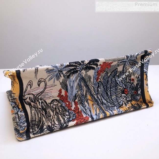 Dior Book Tote Small Bag in Blue Tropicalia Embroidered Canvas 2019 (BINF-9080953)