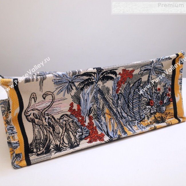 Dior Book Tote Large Bag in Blue Tropicalia Embroidered Canvas 2019 (BINF-9080951)