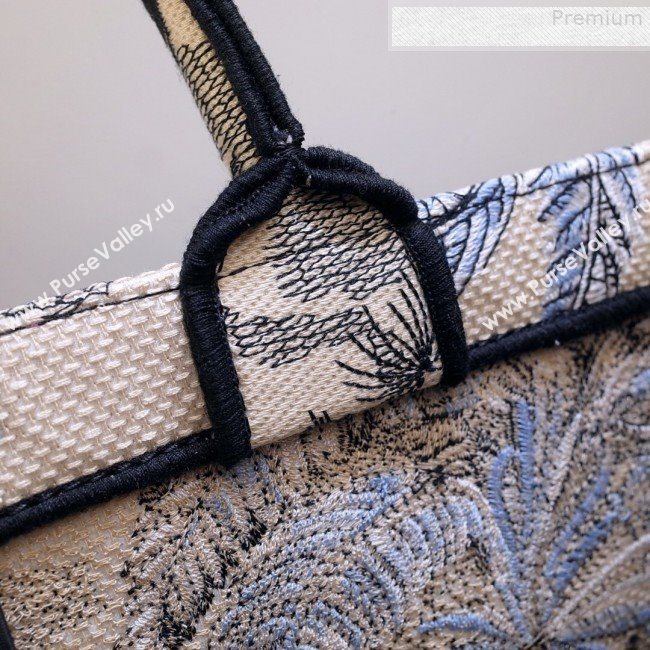 Dior Book Tote Large Bag in Blue Tropicalia Embroidered Canvas 2019 (BINF-9080951)