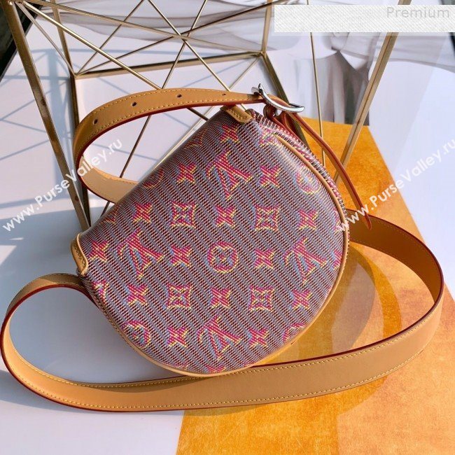 Louis Vuitton Tambourin Monogram Pop Round Shoulder Bag M55460 Red 2019 (KD-9080903)