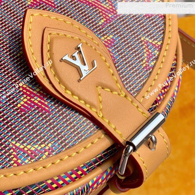 Louis Vuitton Tambourin Monogram Pop Round Shoulder Bag M55460 Red 2019 (KD-9080903)