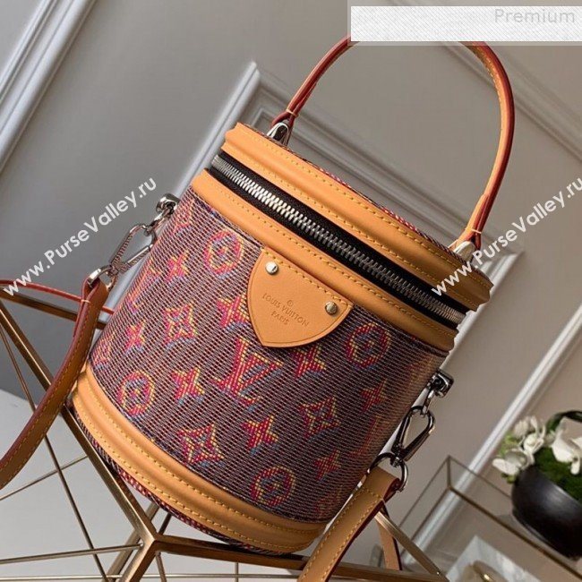 Louis Vuitton Cannes Monogram Pop Bucket Top Handle Bag M55457 Red 2019 (KD-9080905)