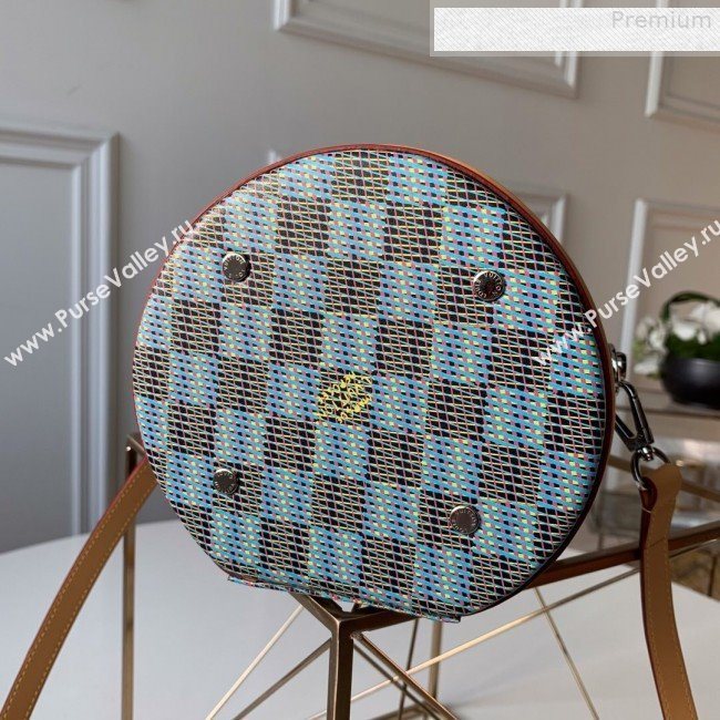 Louis Vuitton Cannes Monogram Pop Bucket Top Handle Bag M55457 Blue 2019 (KD-9080906)