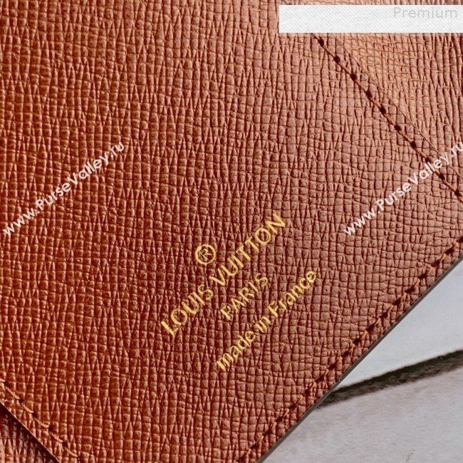 Louis Vuitton Christmas Print Victorine Flap Wallet in Monogram Canvas M63326 2019 (Fang-9080909)