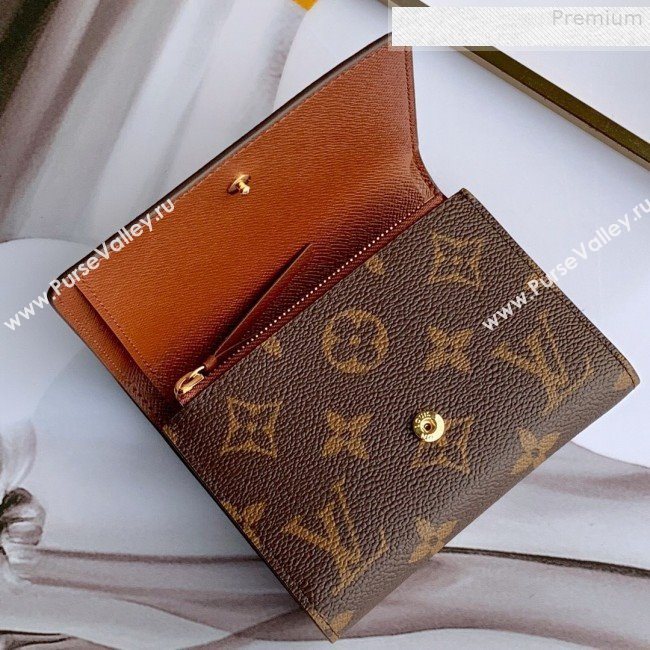 Louis Vuitton Christmas Print Victorine Flap Wallet in Monogram Canvas M63326 2019 (Fang-9080909)