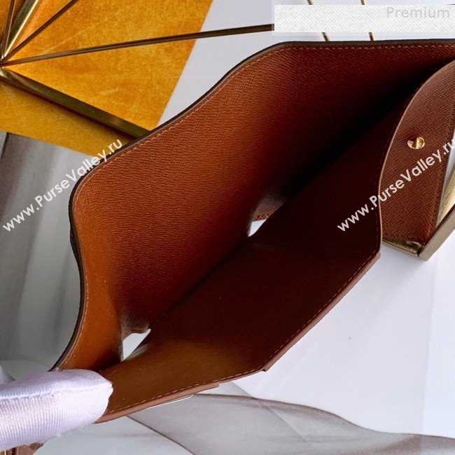 Louis Vuitton Christmas Print Victorine Flap Wallet in Monogram Canvas M63326 2019 (Fang-9080909)