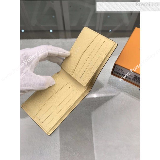 Louis Vuitton LV Damier Pop Slender Wallet N63261 Red 2019 (GAOS-9080911)