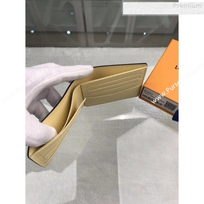 Louis Vuitton LV Damier Pop Slender Wallet N63261 Red 2019 (GAOS-9080911)