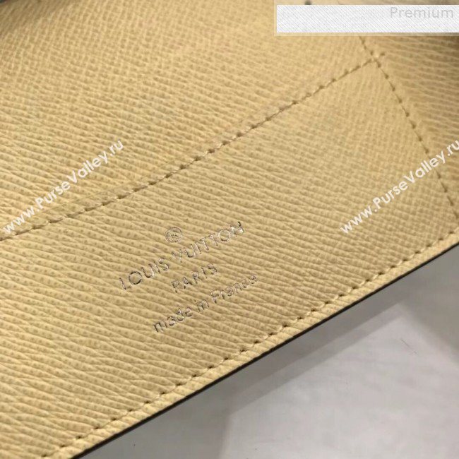 Louis Vuitton LV Damier Pop Slender Wallet N63261 Red 2019 (GAOS-9080911)