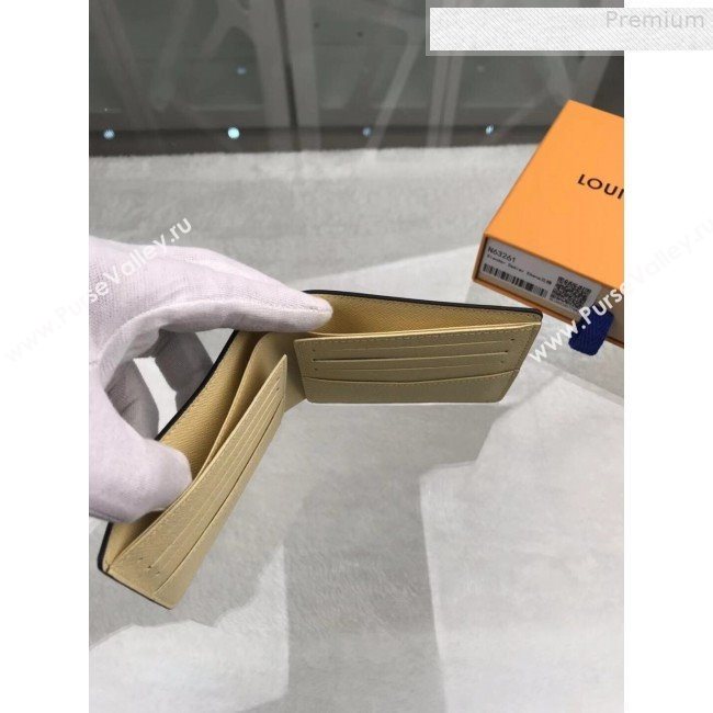 Louis Vuitton LV Damier Pop Slender Wallet N63261 Blue 2019 (GAOS-9080912)