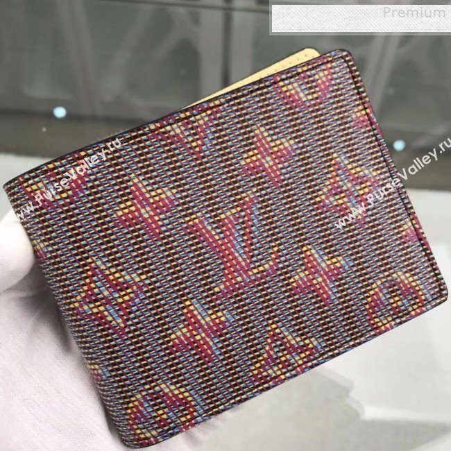Louis Vuitton LV Monogram Pop Slender Wallet M62294 Red 2019 (GAOS-9080913)
