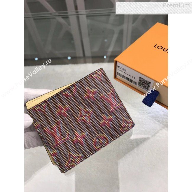 Louis Vuitton LV Monogram Pop Slender Wallet M62294 Red 2019 (GAOS-9080913)