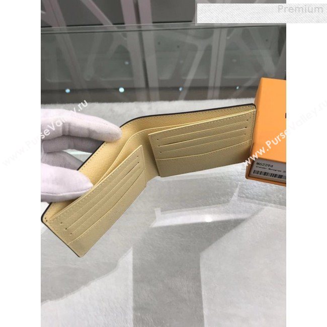 Louis Vuitton LV Monogram Pop Slender Wallet M62294 Blue 2019 (GAOS-9080914)