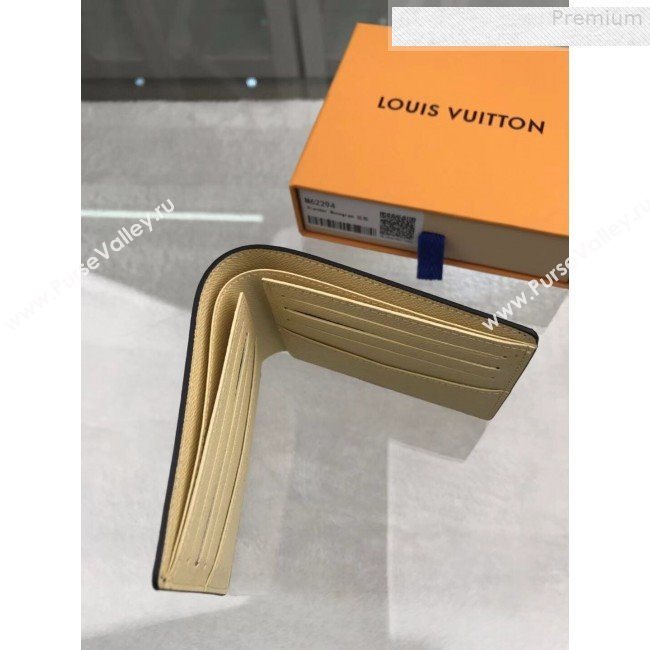 Louis Vuitton LV Monogram Pop Slender Wallet M62294 Blue 2019 (GAOS-9080914)