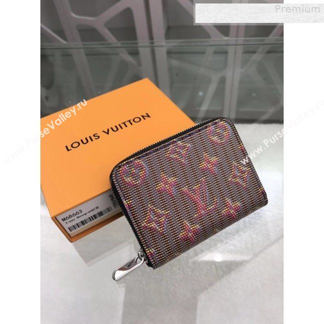 Louis Vuitton LV Monogram Pop Zippy Coin Purse Wallet M68663 Red 2019 (GAOS-9080915)