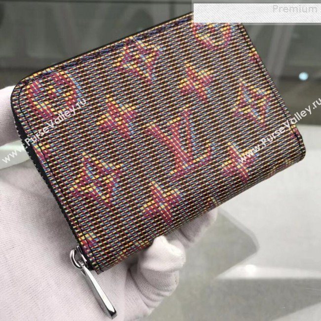 Louis Vuitton LV Monogram Pop Zippy Coin Purse Wallet M68663 Red 2019 (GAOS-9080915)