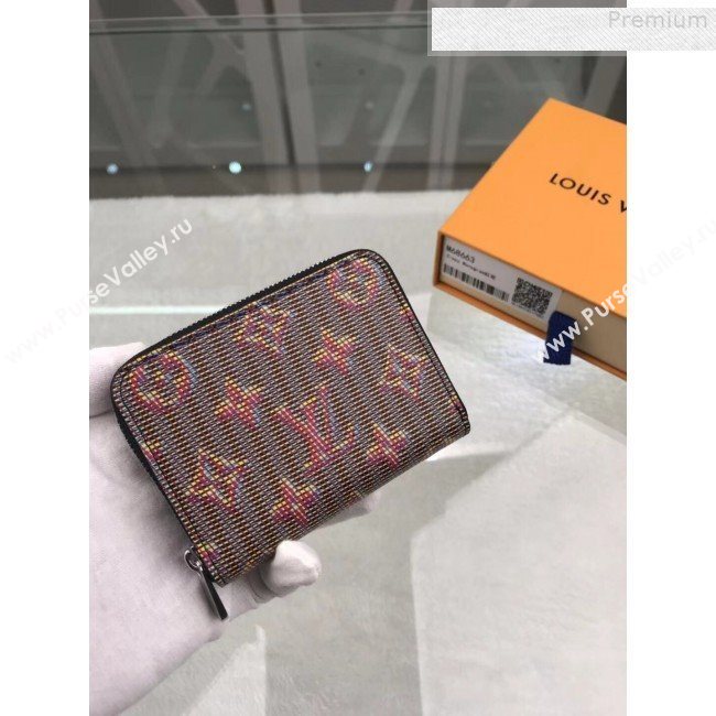 Louis Vuitton LV Monogram Pop Zippy Coin Purse Wallet M68663 Red 2019 (GAOS-9080915)