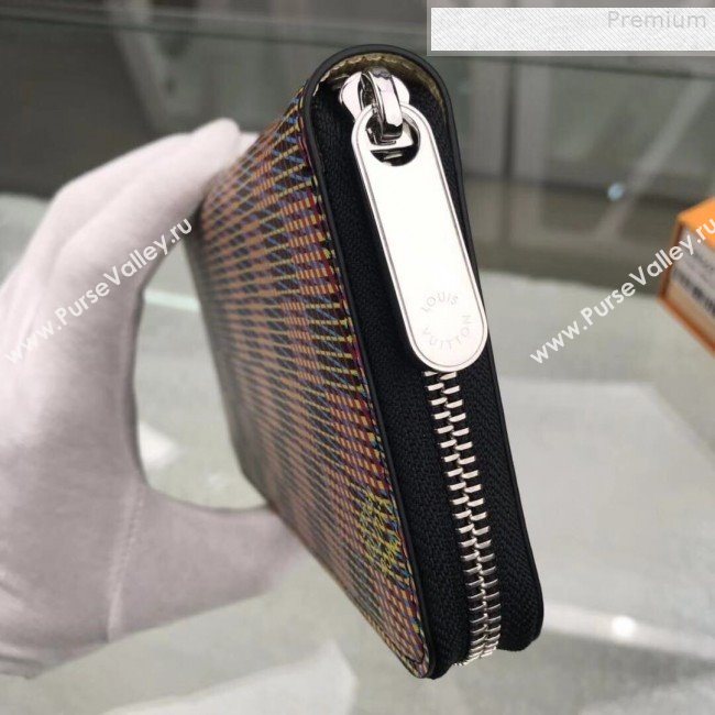 Louis Vuitton LV Damier Pop Zippy Long Wallet N68662 Red 2019 (GAOS-9080919)