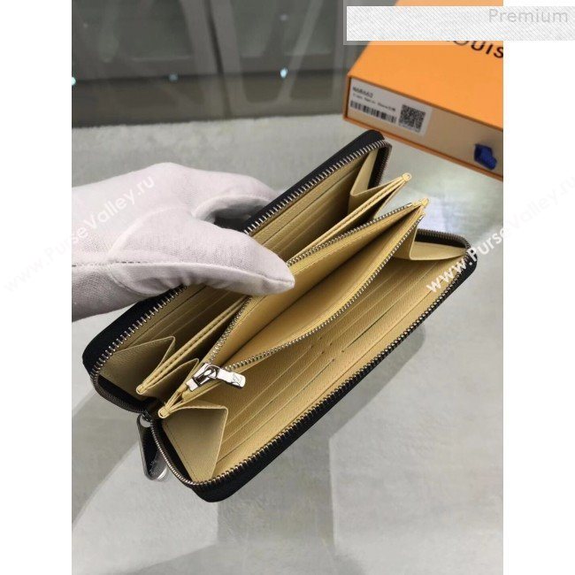 Louis Vuitton LV Damier Pop Zippy Long Wallet N68662 Blue 2019 (GAOS-9080920)