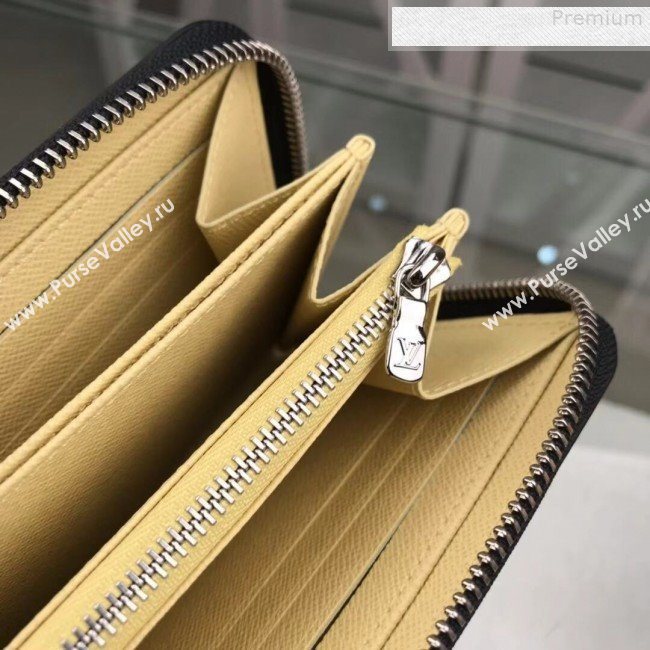 Louis Vuitton LV Damier Pop Zippy Long Wallet N68662 Blue 2019 (GAOS-9080920)