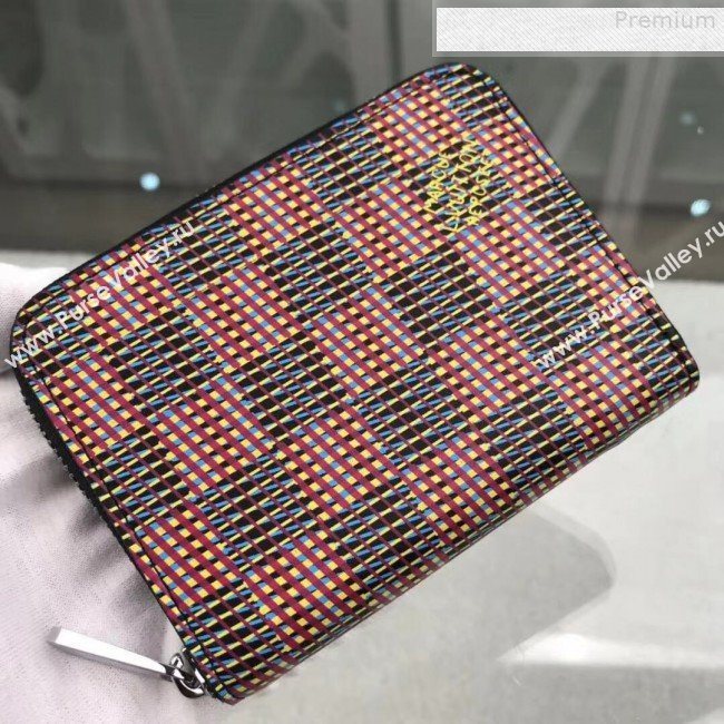 Louis Vuitton LV Damier Pop Zippy Coin Purse Wallet M68663 Red 2019 (GAOS-9080917)