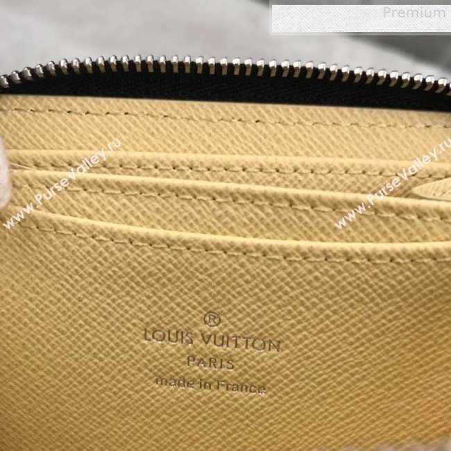 Louis Vuitton LV Damier Pop Zippy Coin Purse Wallet M68663 Red 2019 (GAOS-9080917)