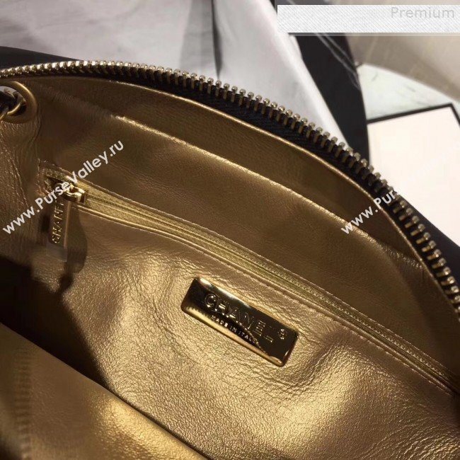 Chanel Quilted Leather Chain Tassel Camera Case Shoulder Bag AS0773 Black 2019 (GANEN-9081332)