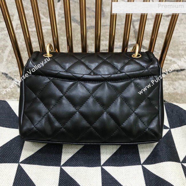Chanel Quilted Lambskin Small Flap Bag AS0936 Black 2019 (JDH-9081708)